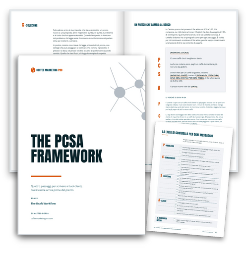 Il PCSA Framework: fai vedere ai clienti cosa pagano